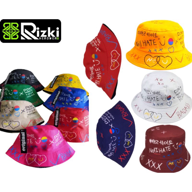 topi Backet Badas@Topi bucket badas prenium dewasa