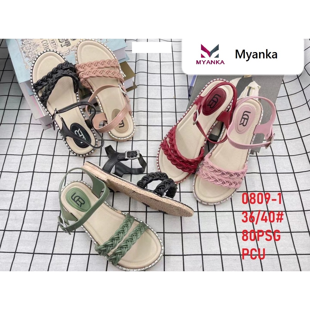 Myanka jelly shoes sendal Braid