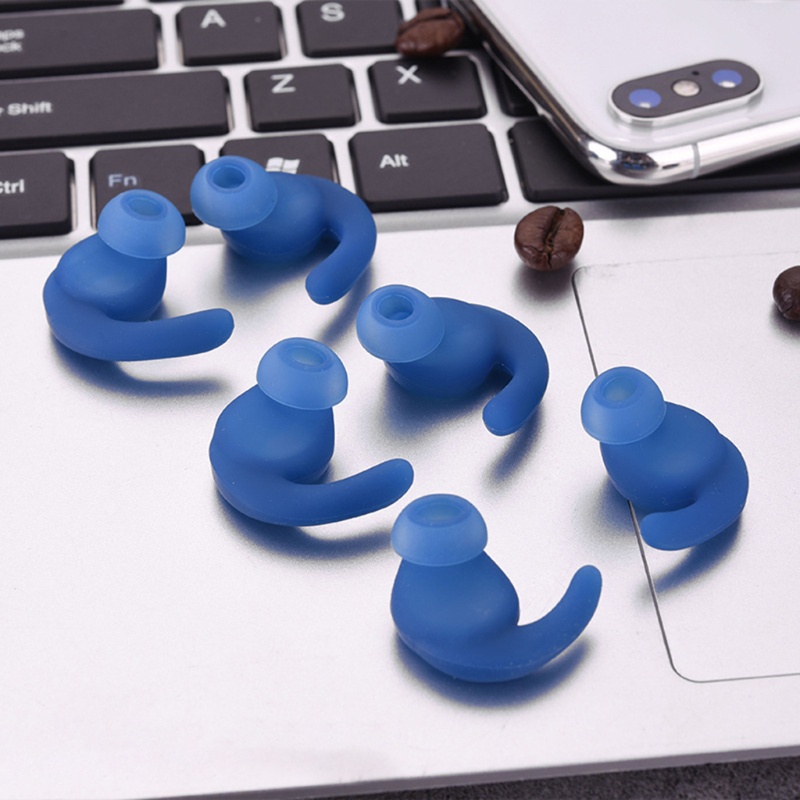 Bt 3pasang Ear Tips Silikon Earbud Earhook In-Ear Earphone Bluetooth-Kompatibel