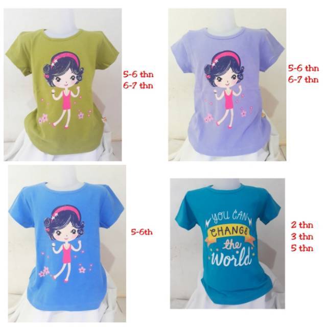  Kaos  Anak  Cewek Aero  Little M dll Shopee Indonesia