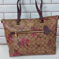 TAS WANITA COACH TOTE - COACH VICTORIAN GALLERY TOTE