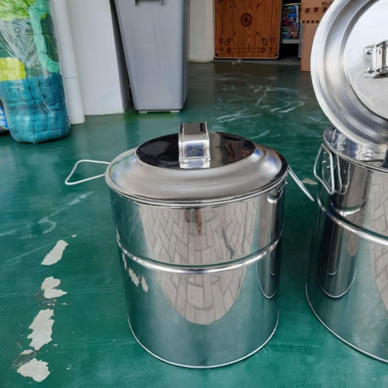 STAINLESS - Dandang Bakso / Panci Bakso Uk 30-32-35Cm Stainless (30-35-40Liter)