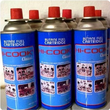 Hi-cook Tabung Gas Portable Peralatan Camping - Tabung Gas Kaleng - GAS CARTRIDGE 230 GRAM