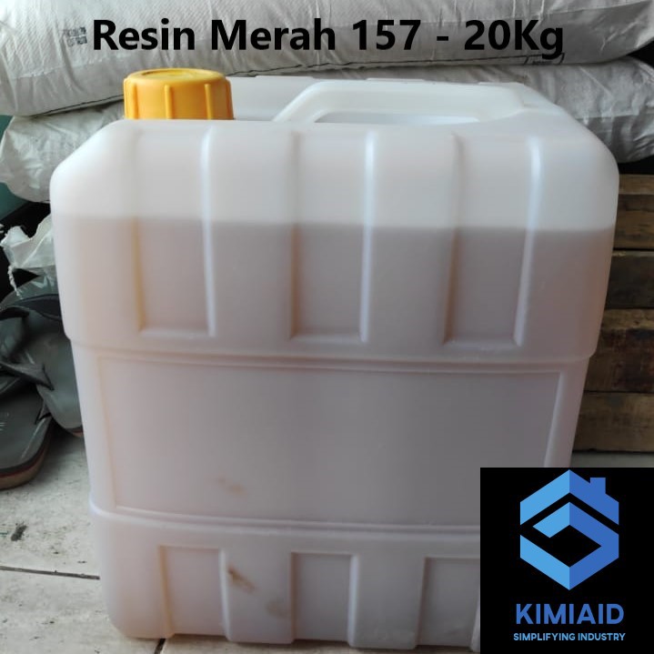 Resin Merah 157 20Kg - Resin 157 Butek 20Kg - Resin Butek Yukalac SHCP 157 20Kg - Resin Murah