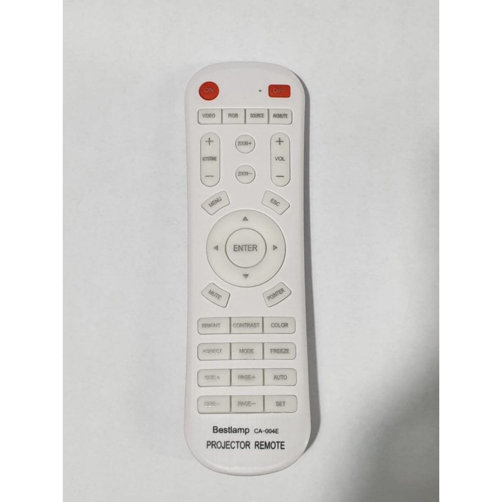 REMOTE PROJECTOR REMOT PROYEKTOR UNIVERSAL ACER OPTOMA VIVITEK HITACHI FUJITSU SHARP BENQ EPSON INFO