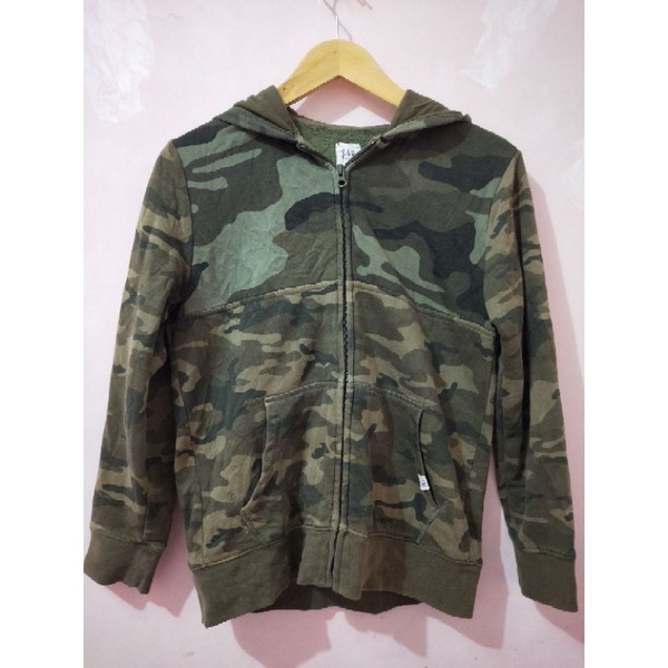 Jaket Hoodie GAP Kids Camo / Army