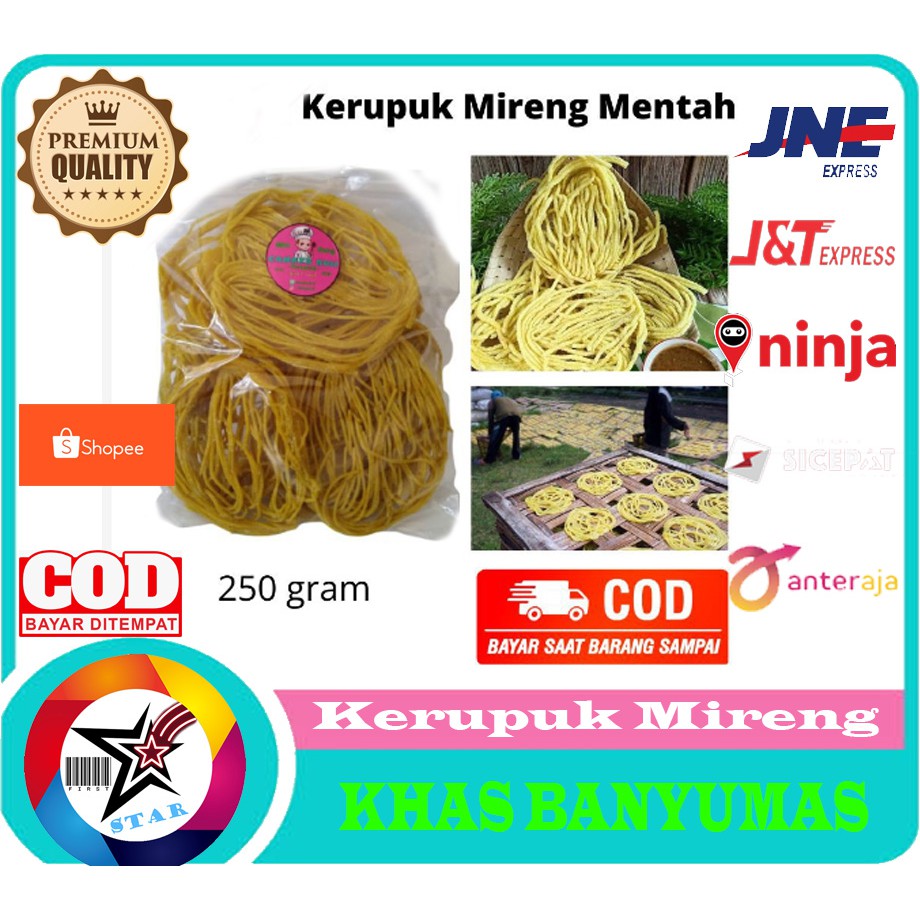

Mireng Mi Reng Krupuk Mie Khas Banyumas Mentah