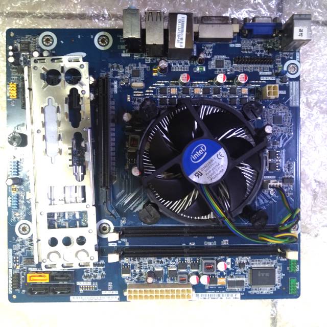 Paket mainboard lga 1155 h61 samsung prosesor core I3 2100 plus fan