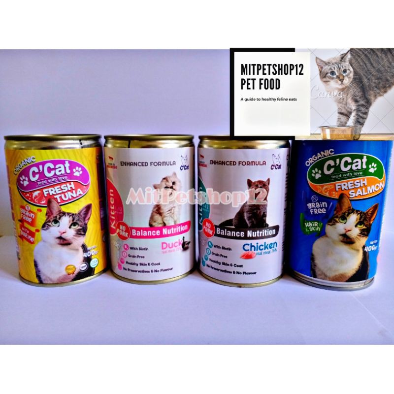 C Cat 400gr Makanan Kucing Adult Kitten Shopee Indonesia