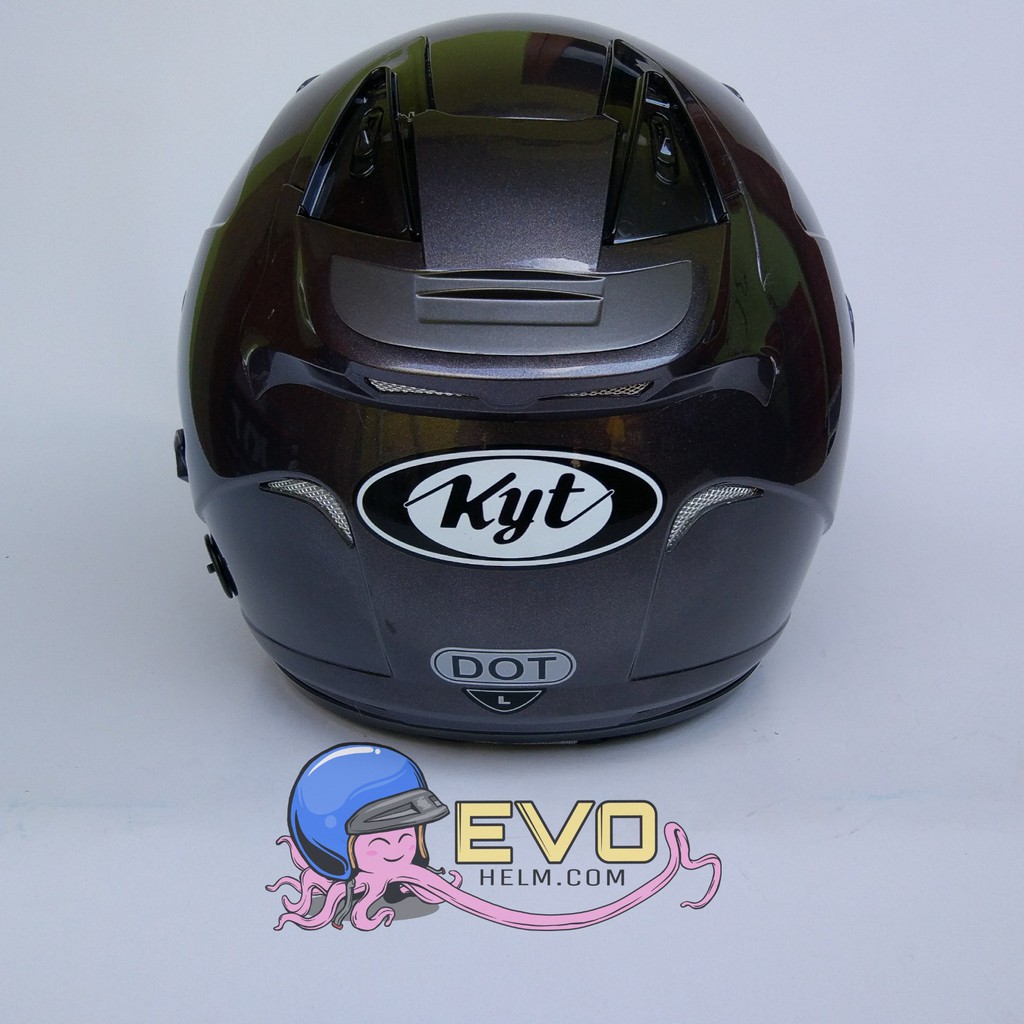 KYT GALAXY_SOLID GUNMETAL (DOUBEL VISOR)