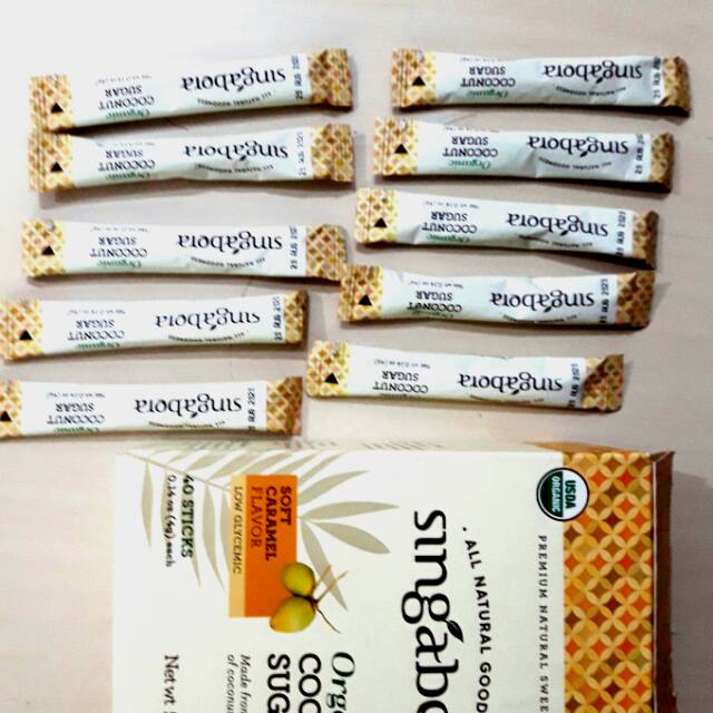 

Singabera coconut sugar satuan 10 sachets