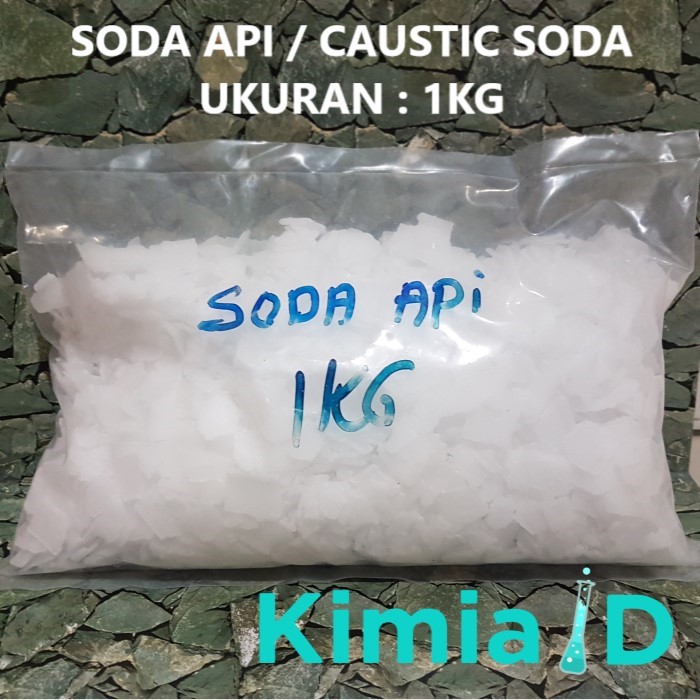 Soda Api 1Kg - Caustic Soda - NaOH -  Anti Sumbat - Obat Mampet - Pembersih Pipa Saluran Mampet WC