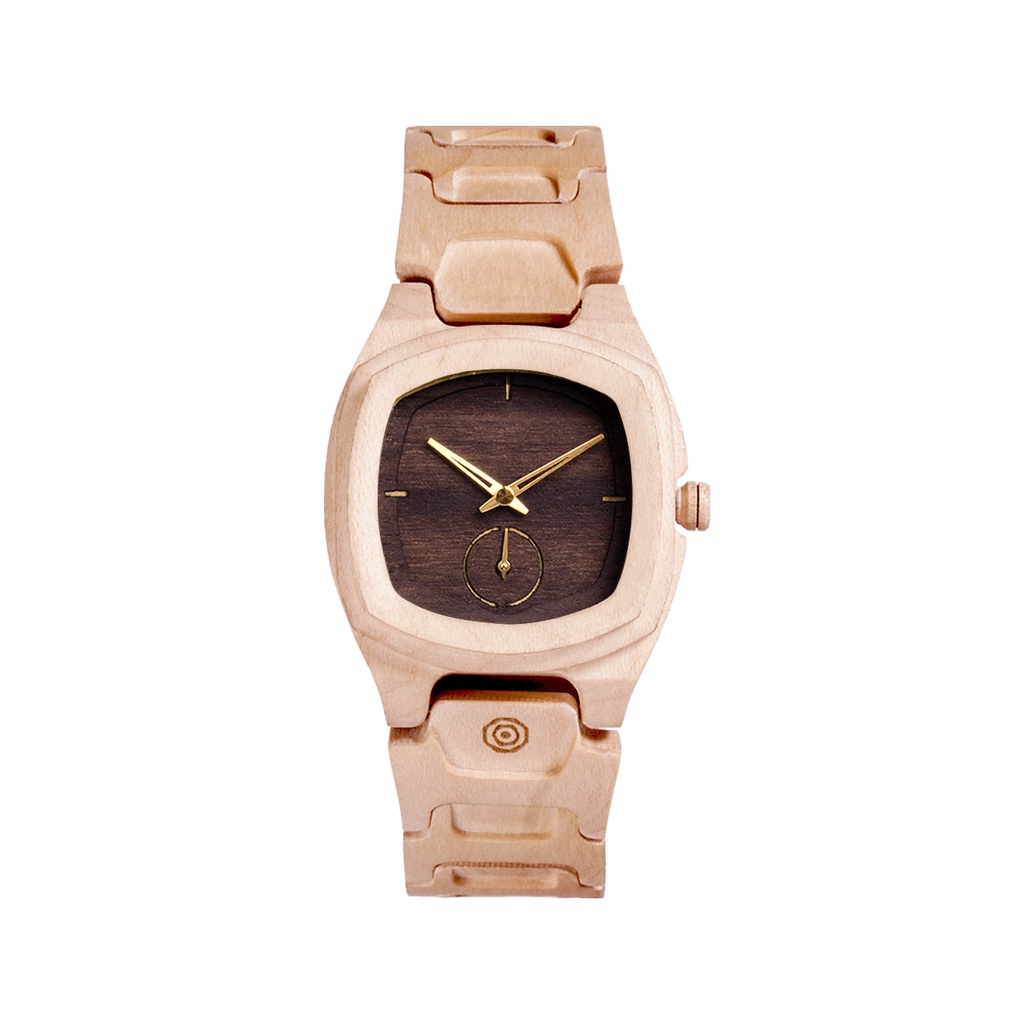 Matoa Way Kambas Jam Tangan Kayu Pria/Wanita/Unisex - Maple