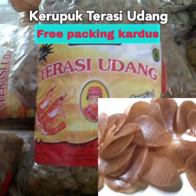 

Kerupuk terasi 500gram / kerupuk khas Sidoarjo / Kerupuk dacil