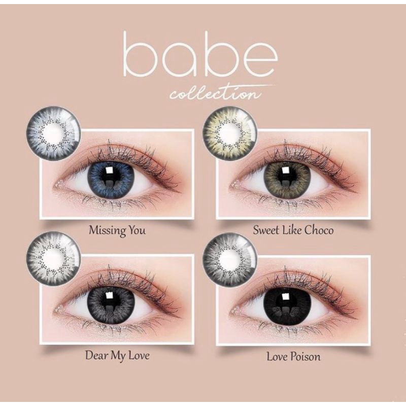 SOFTLENS WARNA EXOTICON X2 BABE BIG EYES