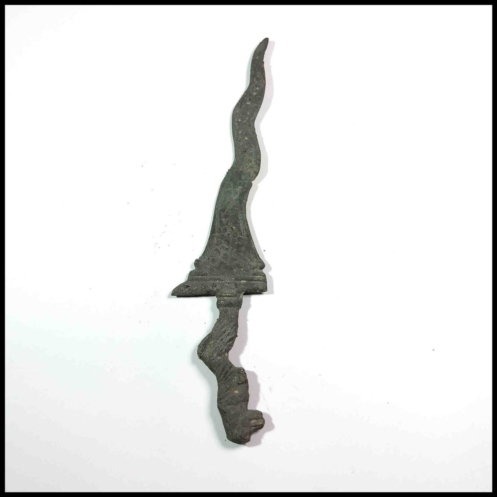 Keris Pandowo Wanara Hitam Murah Bahan Kuning Sari