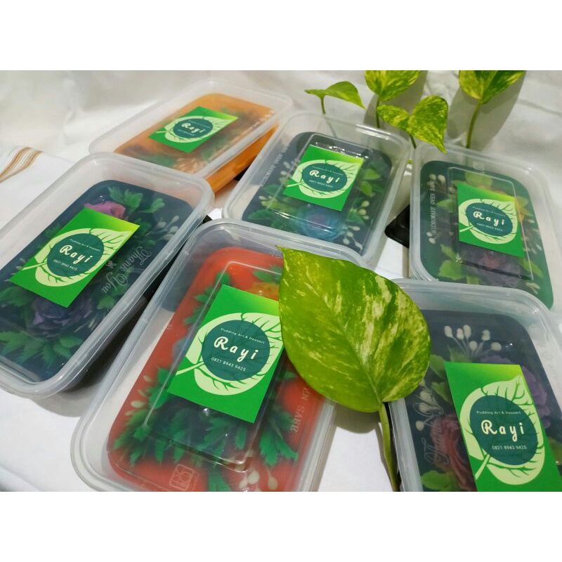 

Puding Jellart 3D cocok untuk camilan sehat, ucapan, arisan, hampers