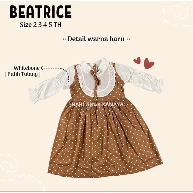 2-5TH GAMIS ANAK BEATRICE LONG DRESS ANAK PEREMPUAN GAMIS ANAK KOREA BY MYBEE