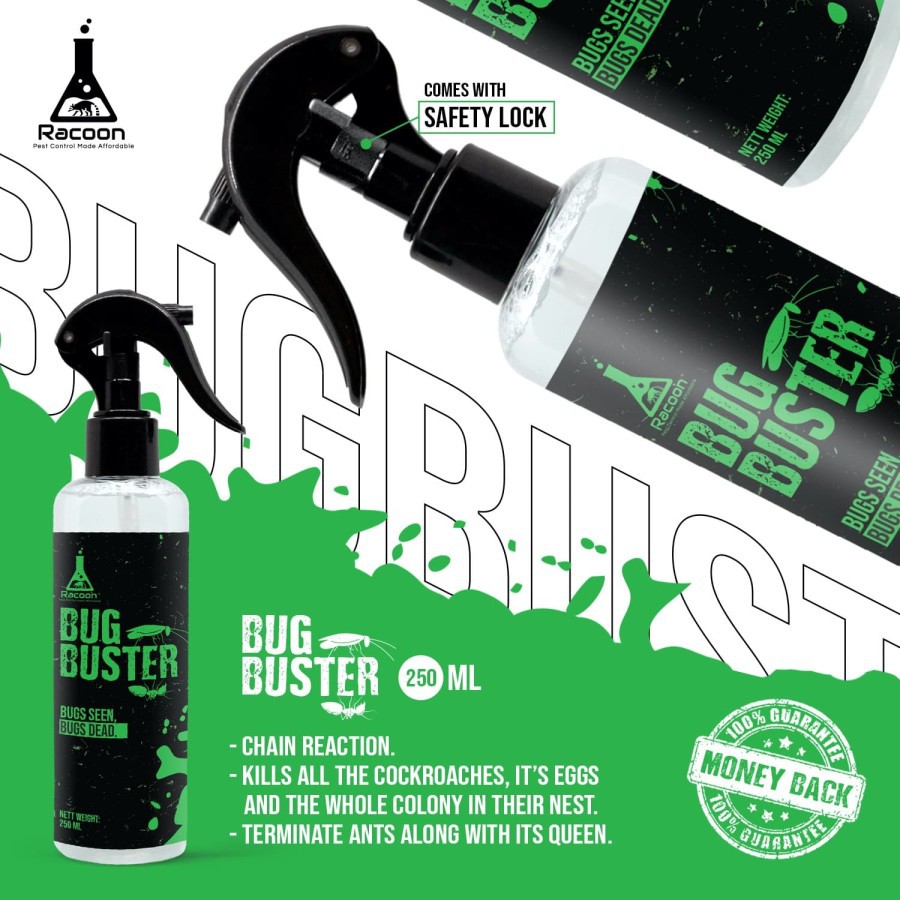 RACUN KECOA DAN SEMUT SERANGGA BUGS BUSTER SPRAY 250ml