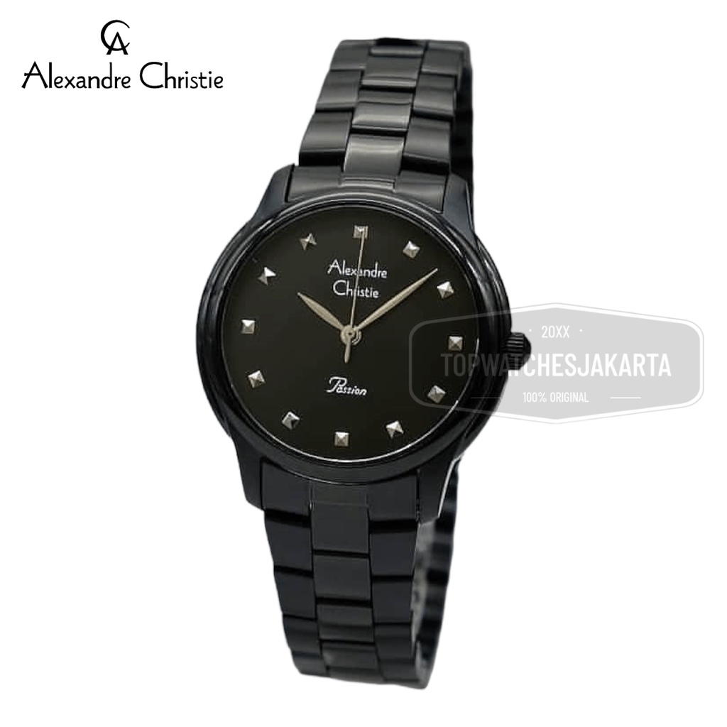 Alexandre Christie AC2835 Jam Tangan Wanita AC 2835 FULL BLACK