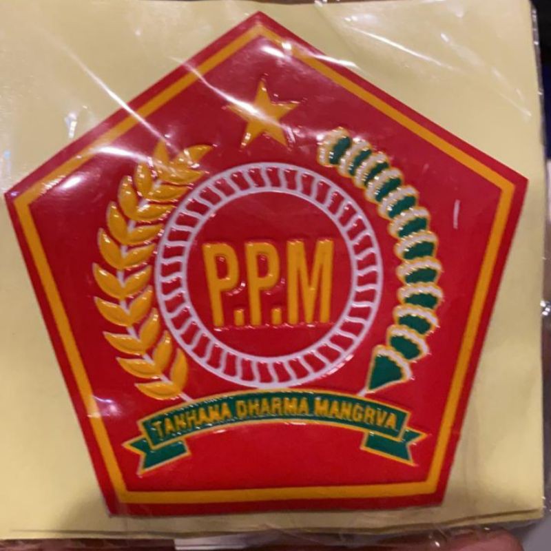 

stiker timbul segi lima ppm pemuda panca marga