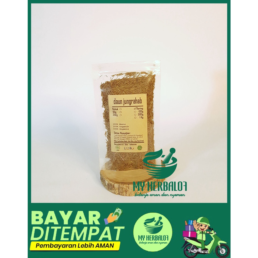 Obat Herbal Jamu Teh Daun Jungrahab Ujung Atap Kering / Obat Pembengkakan / Obat Rasa Nyeri Dan Dema