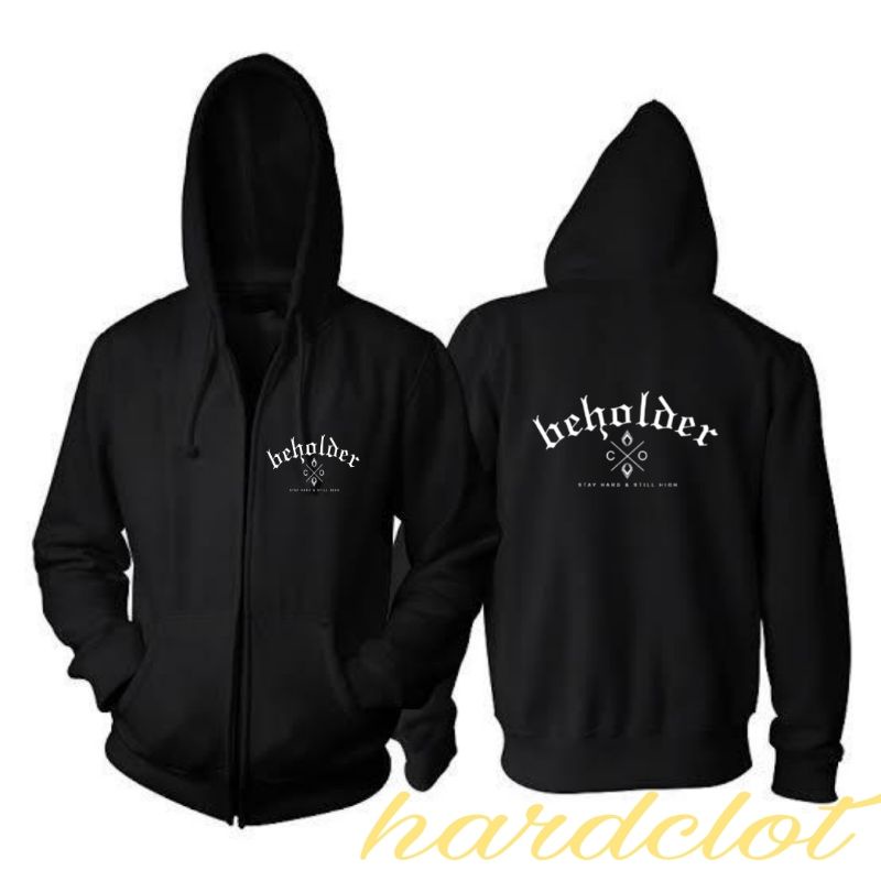 jaket sweater zepper beholder | Hardclot