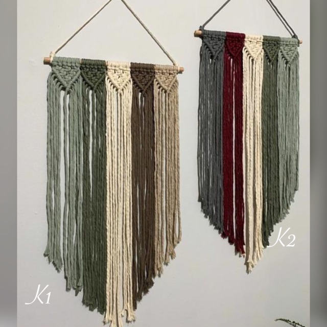 Macrame wall hanging bohomian look