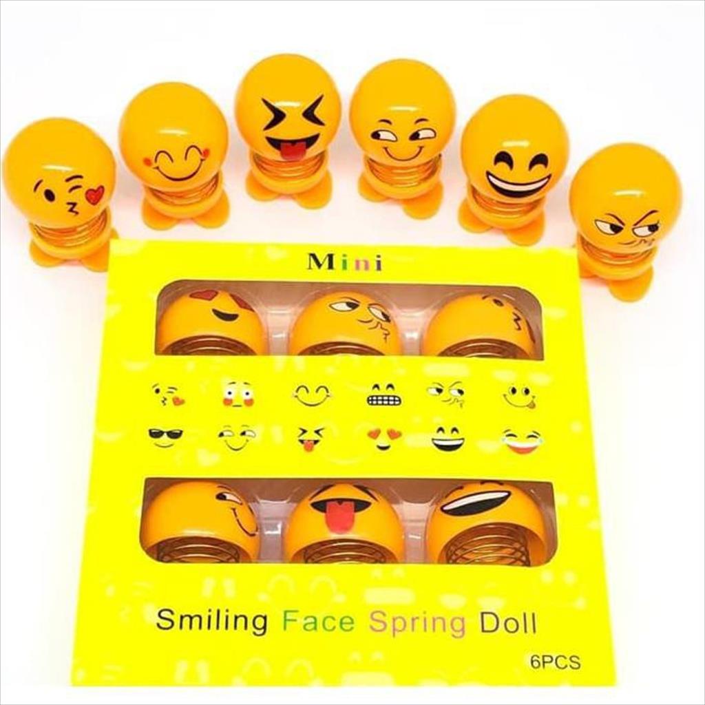 YA 106 - Boneka Per Emoji led sebagai pajangan dashboard mobil &amp; motor.