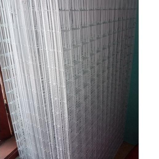 ℗ (Bisa ) Grid Wall Jaring Ram Kawat Dinding 115 x 75 cm Rak Display Aksesoris Hp Gantungan Pajangan