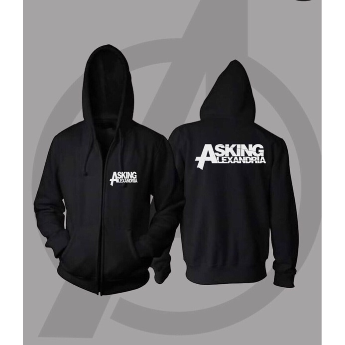 Jaket Sweater Hoodie Zipper - Asking Alexandria
