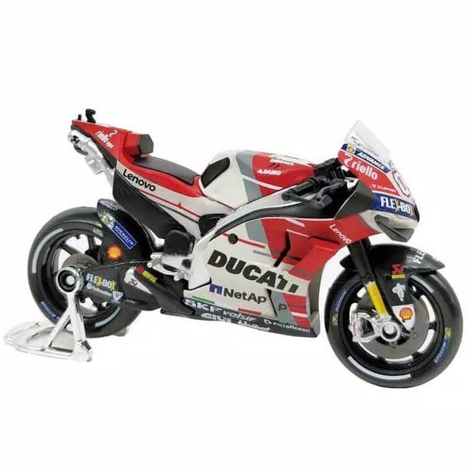 DIECAST DIECAST MINIATUR ANDREA DOVIZIOSO DUCATI GP18 2018 MOTOGP BERKUALITAS