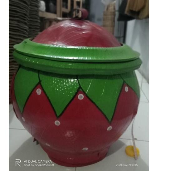 TJOM Tempat sampah ban/bak sampah ban karet karakter ▲➥ 35