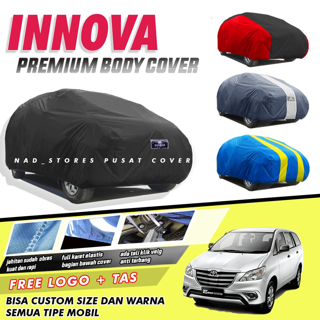 PREMIUM Body Cover Mobil Innova Sarung Mobil Kijang Innova Innova lama Kijang Innova lama waterproof