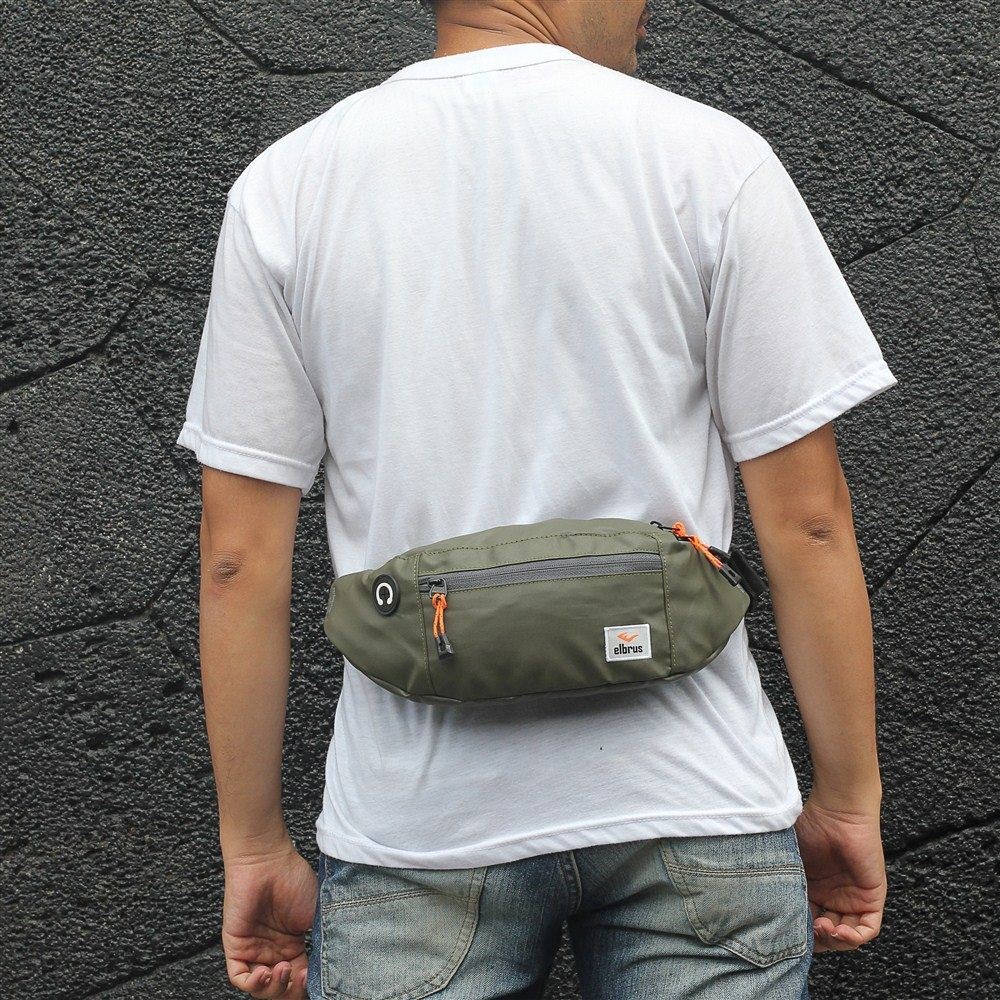Tas Selempang Pria Anti Air Waterproof Kecil Waistbag Distro Keren