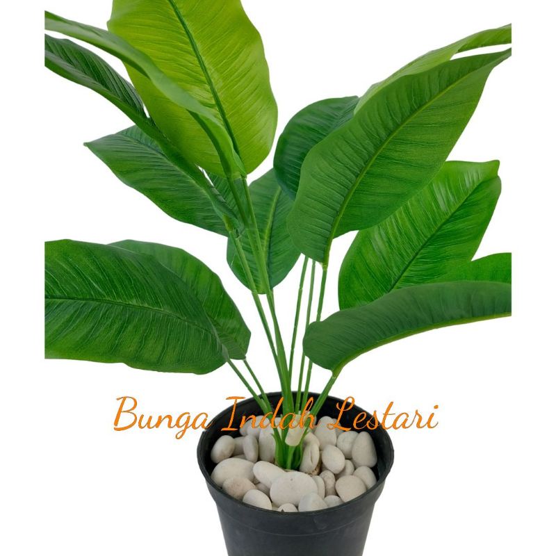 Daun pisang palsu artificial plastik dekorasi