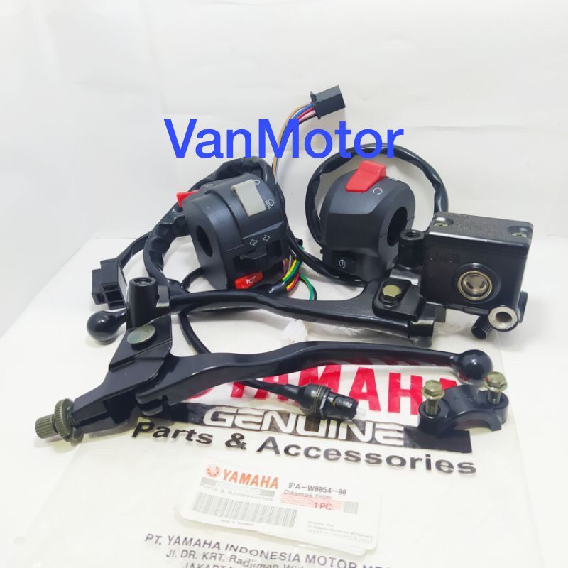 MASTER REM ATAS DUDUKAN HANDLE KOPLING VIXION NEW BARU SET SAKLAR KIRI KANAN 1SET YAMAHA 1PA TERMURAH