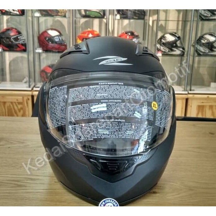 Zeus ZS3100 Matt Black Modular Flip Up Double Visor Z3100