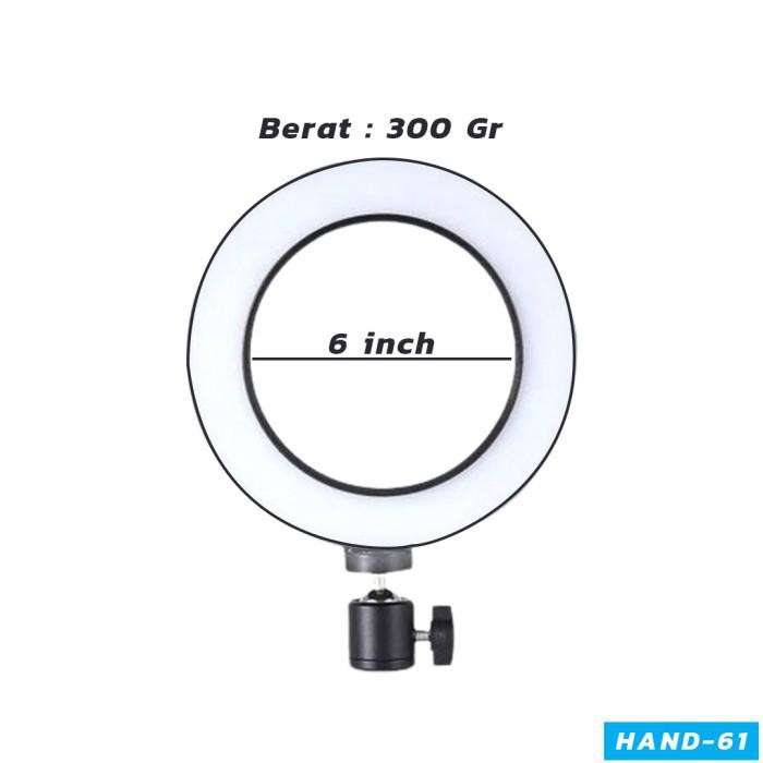 SELFIE RING LIGHT 6 INCH 3 warna berbeda support USB power lampu LED terbaru