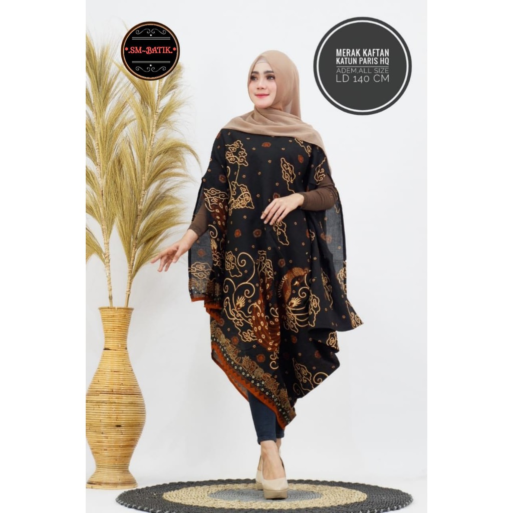 MERAK KAFTAN DRESS WANITA PEREMPUAN BATIK PREMIUM MODERN KATUN HALUS DIRGANTARA DWI REKTA GARUDA PANCASILA GEBER GUNUNGAN GINANDRA GITARJA GUNARDO GUNUNGAN EMAS GUNUNGAN SOGAN HUSADA JAYANA JAYANEGARA KAMANDANU KAWUNG PUTIH KEMBANG BIRU KINASIH KOKO VIJAY