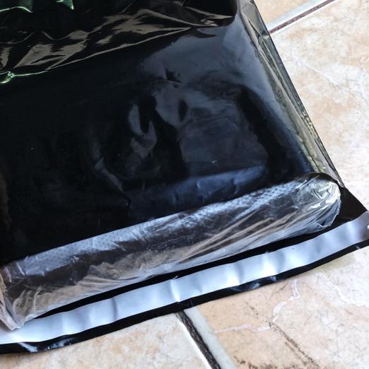 

➷ plastik packing POLYMAILER 35x45 0.4 100 lembar plastik lem - Putih ♝