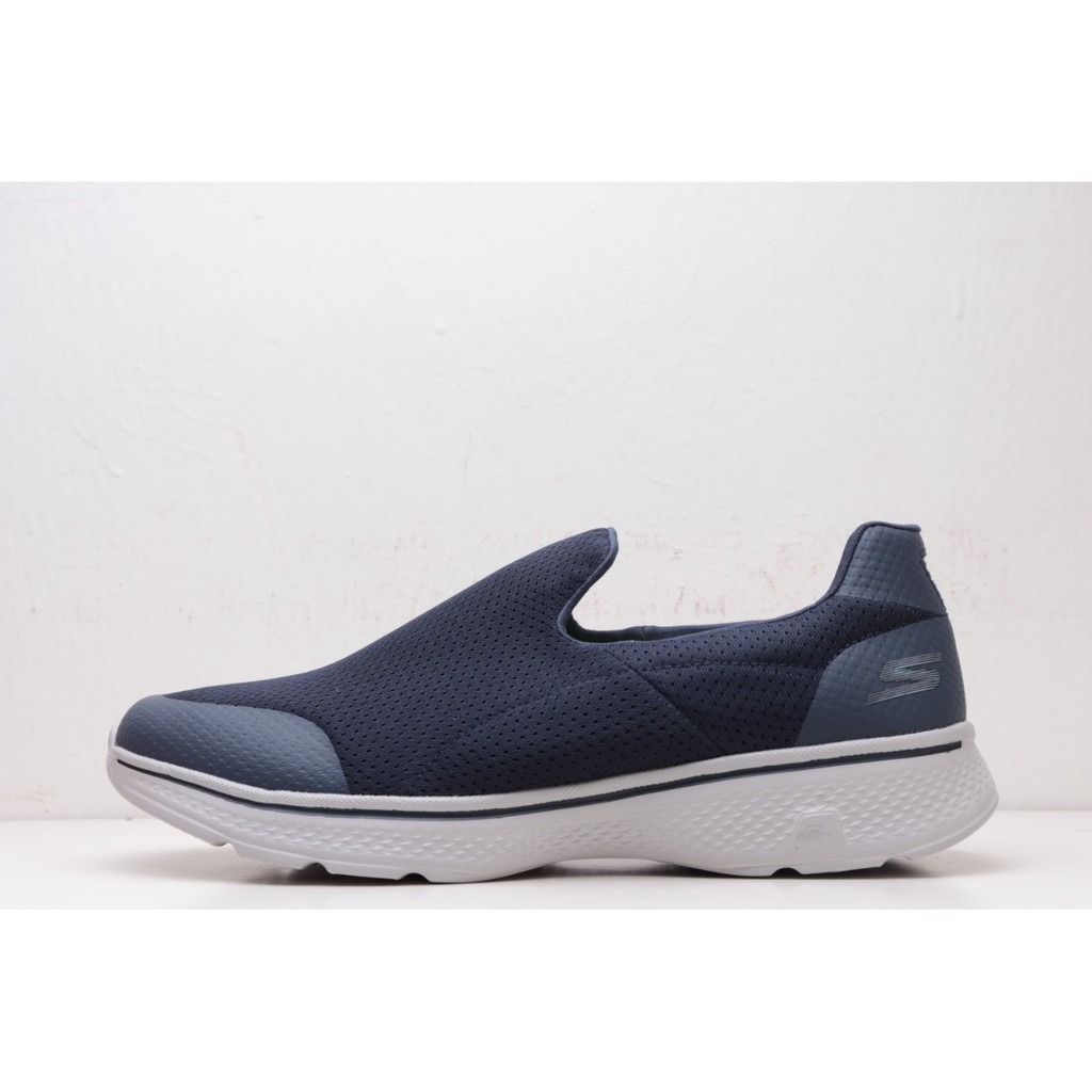 Sepatu Pria Skechers Go Walk 4 Incredible Navy Gray Original