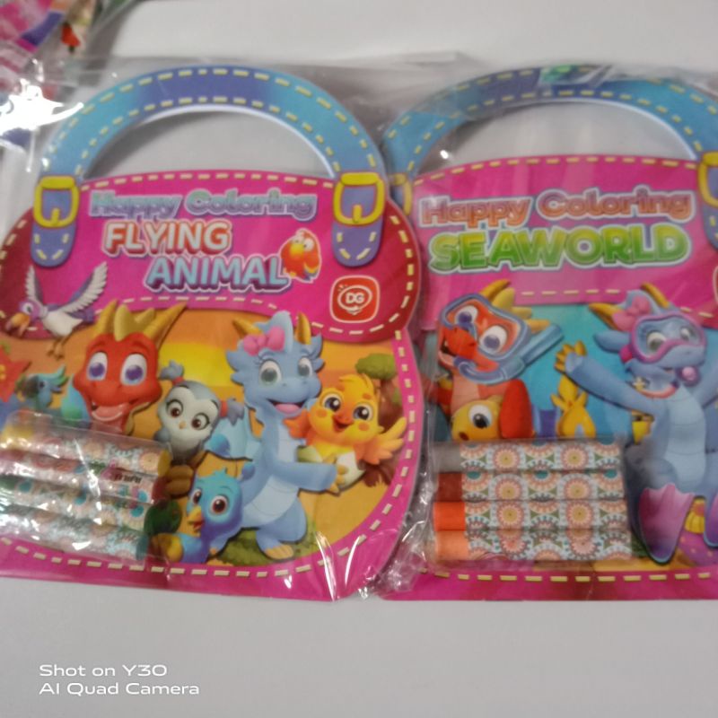 

BUKU MEWARNAI KARAKTER + 4 Pcs CRAYON