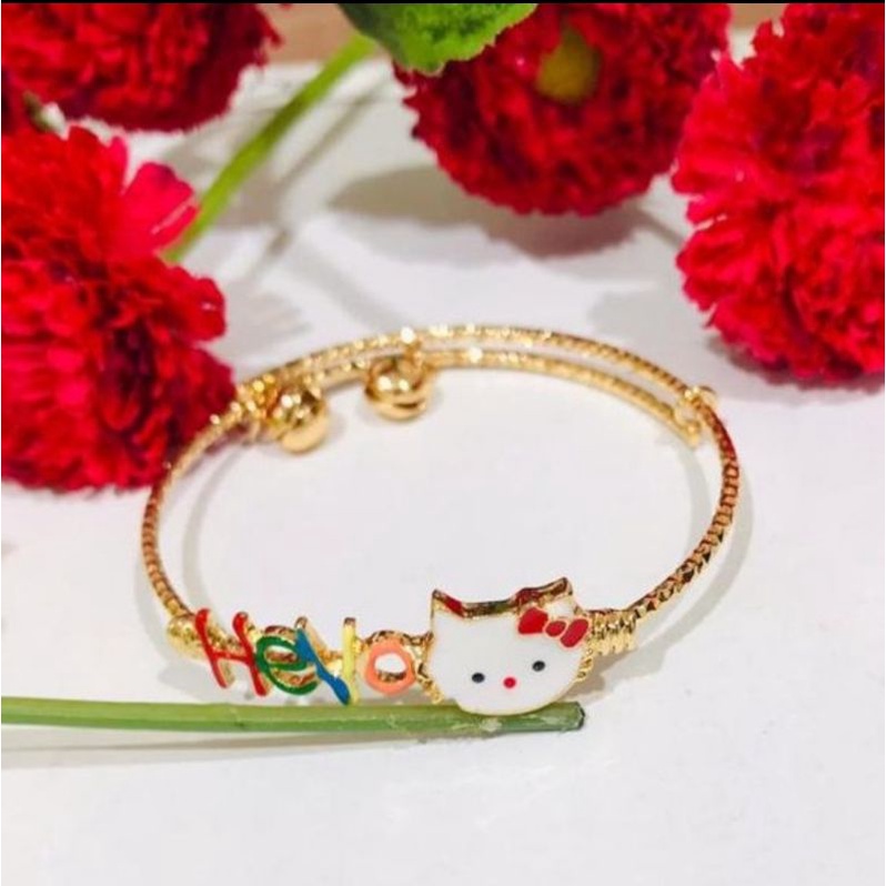 XUPING Gelang Krincing Anak Usia 0 Sampai 2 Tahun Motif