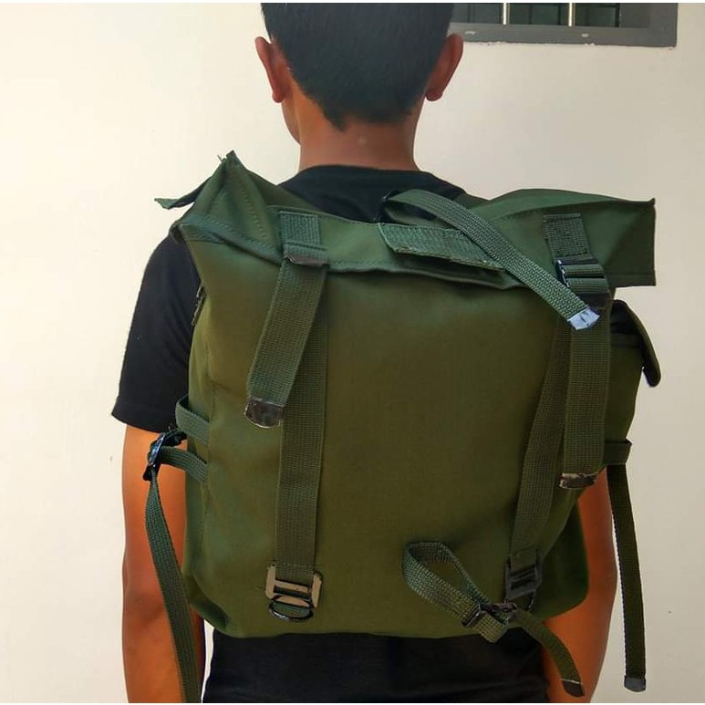 RANSEL TEMPUR / RANSEL T45 / TAS PUNGGUNG Hijau Army