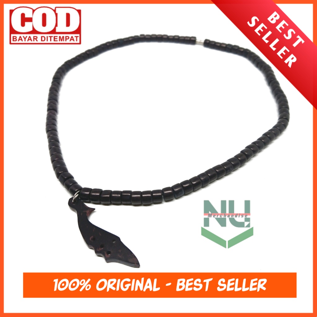 Kalung Kaukah Kokka Mardjan Kujang Hitam /Kokka Ori/Asli