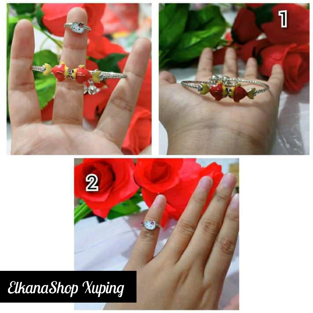 Gelang anak kolong free cincin xuping