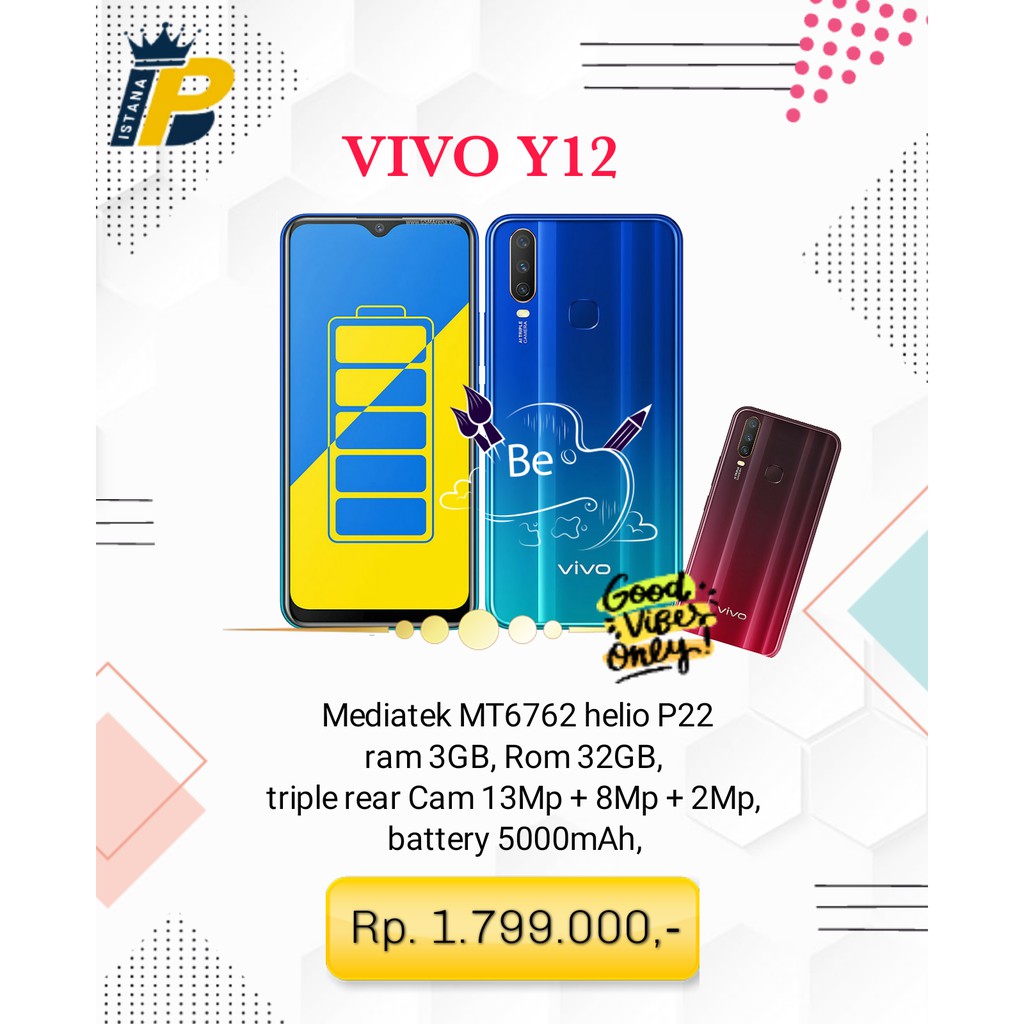 HP VIVO Y12 TERMURAH GA PAKE MAHAL