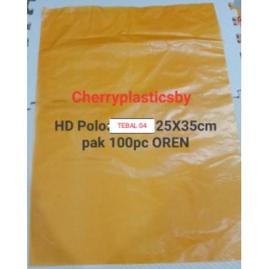 Plastik HD polos packing online shop 25x35 TEBAL04