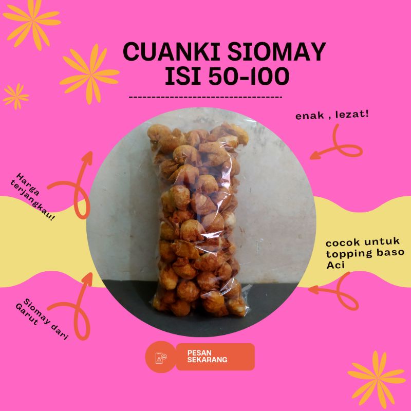 

A'CIEMPAY - CUANKI SIOMAY ISI 100 / TOPPING SEBLAK / TOPPING BASO ACI